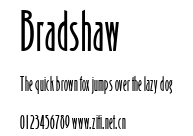 Bradshaw.ttf字體轉換器圖片