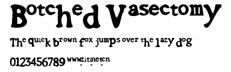 Botched Vasectomy.ttf