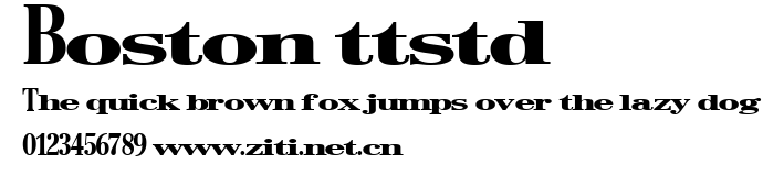 Boston ttstd.ttf