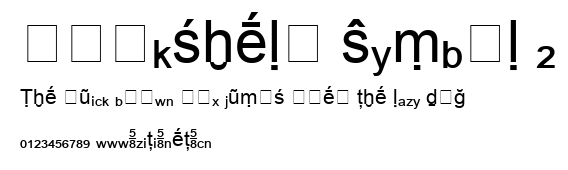 Bookshelf Symbol 2.ttf