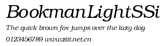 BookmanLightSSi.ttf