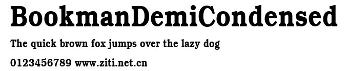 BookmanDemiCondensed.ttf