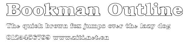 Bookman Outline.ttf