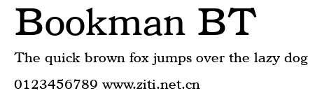 Bookman BT.ttf