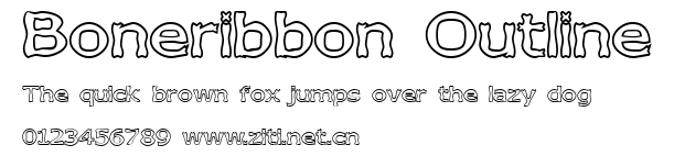 Boneribbon Outline.ttf