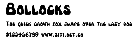 Bollocks.ttf