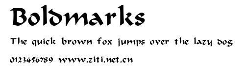 Boldmarks.ttf