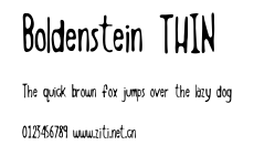 Boldenstein THIN.otf