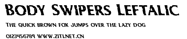 Body Swipers Leftalic.ttf