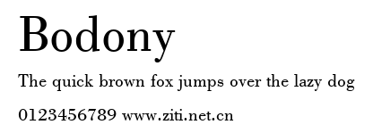 Bodony.ttf