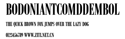 BodoniAntComDDemBol.ttf字體轉換器圖片