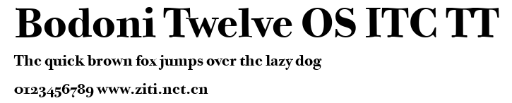 Bodoni Twelve OS ITC TT.ttf