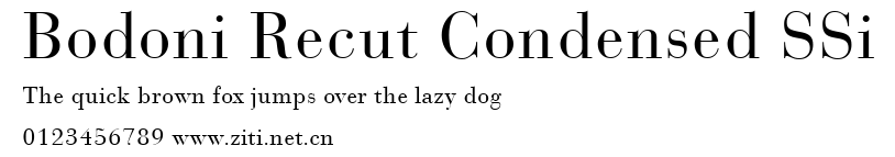 Bodoni Recut Condensed SSi.ttf
