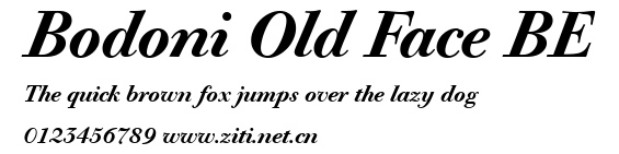 Bodoni Old Face BE.ttf