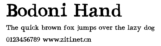 Bodoni Hand.otf
