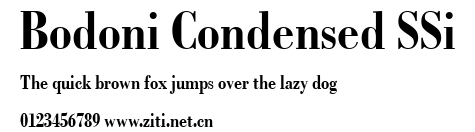Bodoni Condensed SSi.ttf