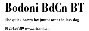 Bodoni BdCn BT.ttf