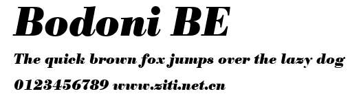 Bodoni BE.ttf字體轉換器圖片
