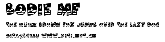 Bodie MF.ttf