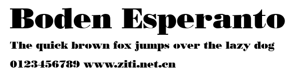Boden Esperanto.ttf字體轉換器圖片