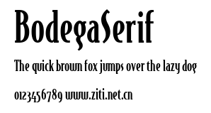 BodegaSerif.ttf字體轉換器圖片