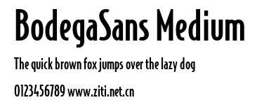 BodegaSans Medium.ttf字體轉換器圖片