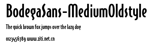 BodegaSans-MediumOldstyle.ttf字體轉換器圖片