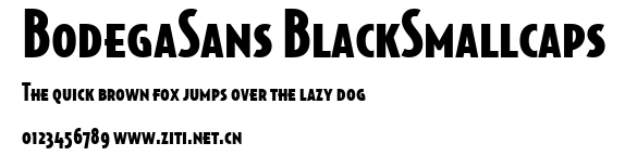 BodegaSans BlackSmallcaps.ttf字體轉換器圖片