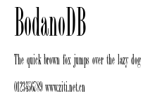 BodanoDB.ttf字體轉換器圖片