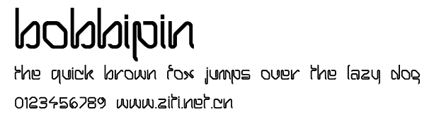 Bobbipin.ttf字體轉換器圖片