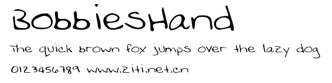 BobbiesHand.ttf