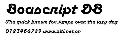 Boascript DB.ttf