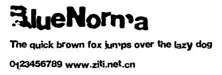BlueNorma.ttf字體轉換器圖片