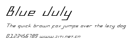 Blue July.ttf