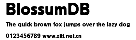 BlossumDB.ttf字體轉換器圖片