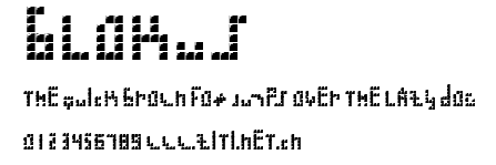 Blokus.ttf字體轉換器圖片