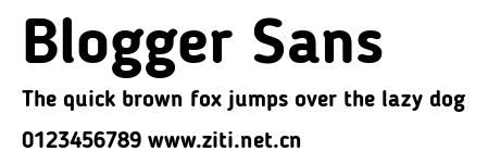 Blogger Sans.ttf字體轉換器圖片