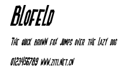 Blofeld.ttf字體轉換器圖片