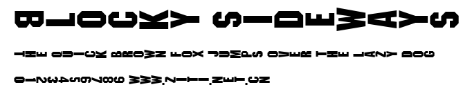 Blocky Sideways.ttf字體轉換器圖片