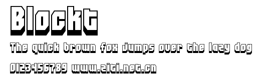 Blockt.ttf字體轉換器圖片