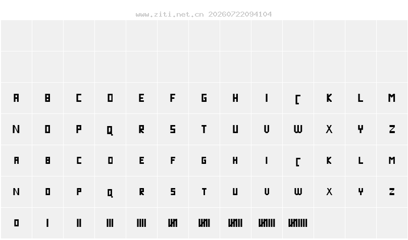 字符映射圖