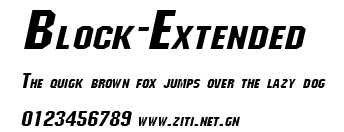 Block-Extended.ttf字體轉換器圖片