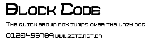 Block Code.ttf字體轉換器圖片
