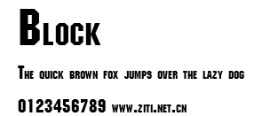 Block.ttf字體轉換器圖片