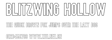Blitzwing Hollow.ttf字體轉換器圖片