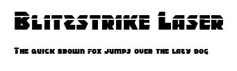 Blitzstrike Laser.ttf字體轉換器圖片