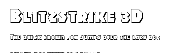 Blitzstrike 3D.ttf字體轉換器圖片