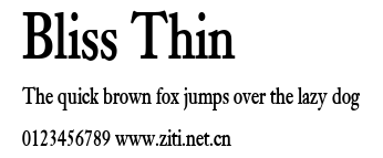 Bliss Thin.ttf