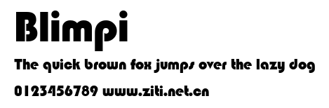 Blimpi.ttf字體轉換器圖片