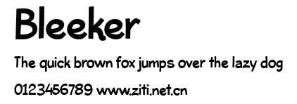 Bleeker.ttf字體轉換器圖片